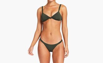 Vitamin A Zuri Bikini Bottom In Forest Ecolux