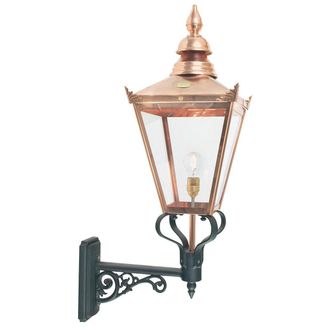 Netlighting Chelsea 1 Light Outdoor Wall Lantern Light Copper IP44 E27