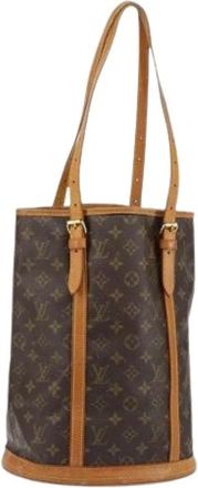 Louis Vuitton Pre-owned Bucket Bags, female, Brown, Size: ONE SIZE Pre-owned Canvas Bucket Bag