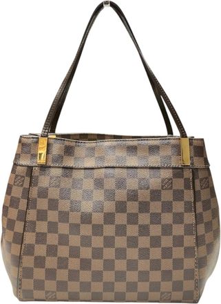 Louis Vuitton Brown Damier Canvas Tote Bag (Pre-Owned)