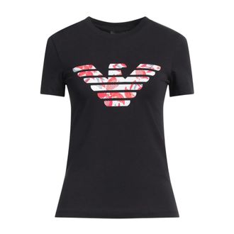 Emporio Armani 3L2T7N/2J07Z Camiseta - Tops - Mujer - Negro - S