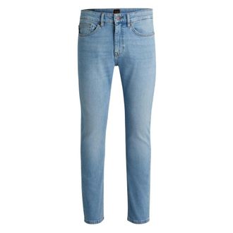 HUGO BOSS Slim-fit Jeans - Heren - Slim Fit Jeans - Blauw - W33 L34 - Katoen - Jeans