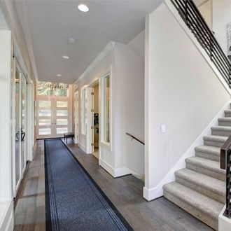 Runrug Hallway Carpet Runner Rug - Hardwearing & Durable, 7mm - Inca in Blue | Size: 80 cm x 330 cm