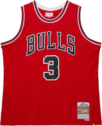 Mitchell & Ness x NBA Top Chicago Bulls 2016-17 Dwyane Wade - Rosso
