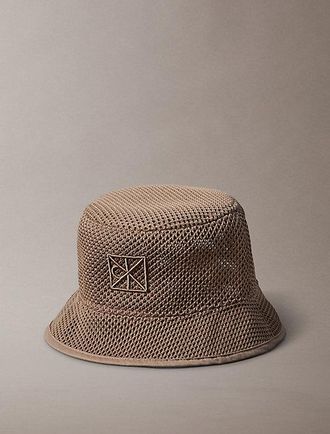 Calvin Klein Mesh Emblem Logo Bucket Hat