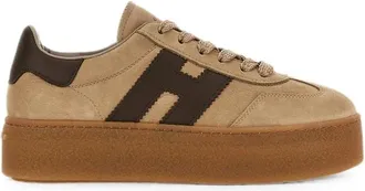 Hogan Cool Trainers - female - Hogan - Sneakers - Brown - 4 1/2 UK - Shoes