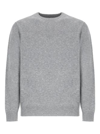 MC2 Saint Barth crew-neck long-sleeved sweater - men - Lambs Wool - M - Grey