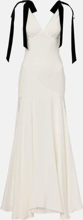 Rodarte Abito lungo in crêpe di seta