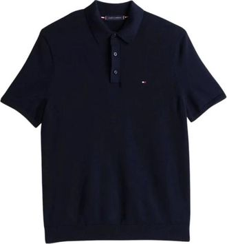 Tommy Hilfiger Polo Shirts - Heren - Polos - Blauw - 2XL - Katoen - Tops