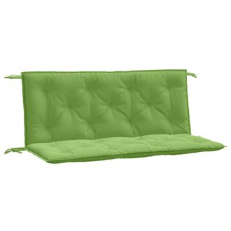 vidaXL Vidaxl - Cojines Para Banco Jard&iacute;n 2 Uds Tela Verde Melange 120x50x7 Cm
