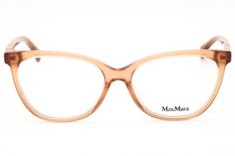 Max Mara MM5018 Rectangular Acetate Eyeglasses - Brown