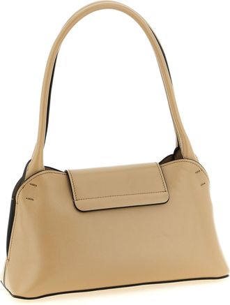 Versace Calfskin Shoulder Bag - Beige