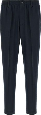 Cellar Door Blue Flat Front Trousers