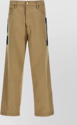 Dsquared2 cotton wide-leg jeans