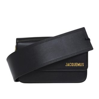 Jacquemus Womens Le Carinu Black Bag Leather - One Size