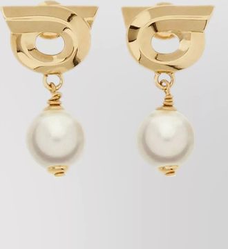 Ferragamo crystal-embellished earrings