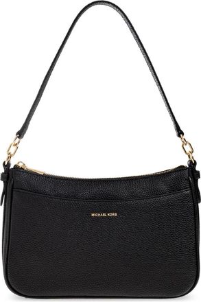 Michael Kors Tassen, Dames, Zwart, ONE Size, Leer, Schoudertas Jet Set