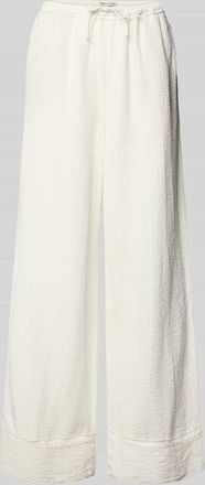 Tom Tailor Denim Relaxed Fit Weite Hose aus Baumwoll-Viskose-Mix in Offwhite, Gr&ouml;&szlig;e XS