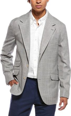 Brunello Cucinelli Wool, Linen & Silk-Blend Blazer