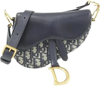 Dior Pre-owned Borsa a Spalla Oblique - - Pre-owned - Donna - Blu - ONE SIZE
