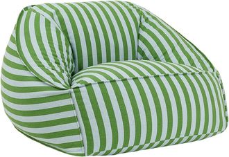 NOBODINOZ Ziggy Armchair Sitzsack (f&uuml;r Erwachsene), green blue stripes