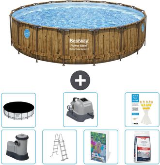 Bestway Piscina Bestway Power Steel Redonda - 549x122 Cm - 8-piezas S649