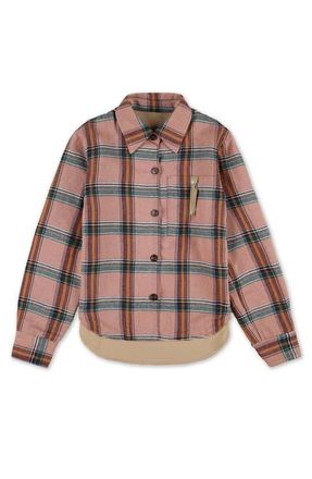 Fortela Aprilb Cotton Check Shirt in Pink at Nordstrom, Size 38 Eu