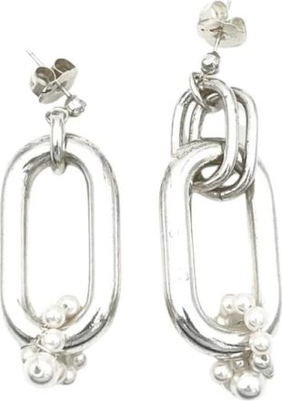 Perrine Taverniti Pradier Oorbellen - Dames - Oorbellen - Grijs - ONE Size - Accessoires