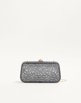 Valentino Garavani Minaudiere Valentino Garavani Carry Secrets Con Strass Donna CRYSTAL UNI