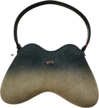 Diesel Bolso de hombro Double D - Bags - Mujer - Azul - ONE SIZE