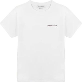 Maison Labiche T-shirt Grand Cru - Heren - Tops - Wit - Maat: S Katoen