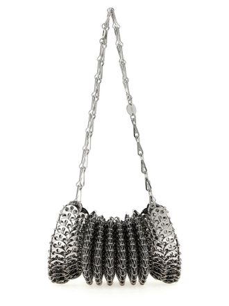 Paco Rabanne Silver Stainless Steel Shoulder Womens Bag