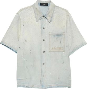 Amiri Hombre, Camisas, Azul, Talla: M