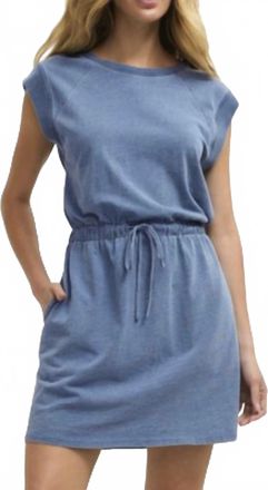 Wishlist Muscle Knit Midi Dress In Blue