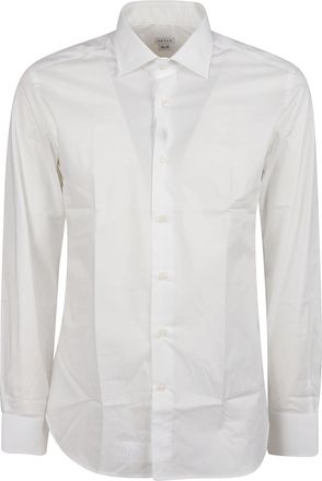 Orian Cotton-Blend Long Sleeve Slim Casual Shirt