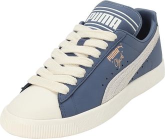 Puma Clyde Q3 Rhuigi Mens Trainers White, White-and-blue, 8 UK
