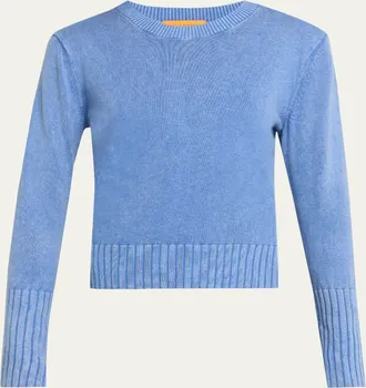Guest In Residence Sunwash Shrunken Crewneck Sweater