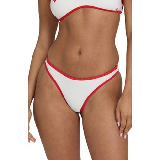 Billabong Picnic Skimpy Hike Bikini Bottoms in Salt Crystal at Nordstrom, Size X-Small