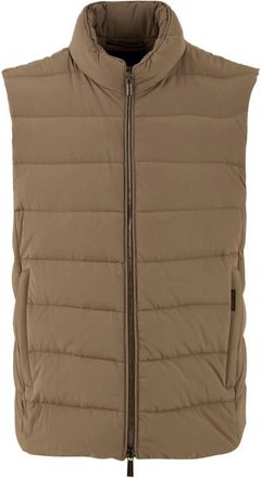 Moorer Oliver-KN Vest - Heren - Bodywarmers - Bruin - M - Jassen