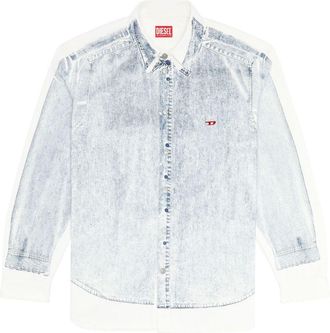 Diesel D-Simply-Over-S denim shirt - men - Cotton - L - Blue