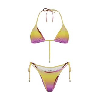 The Attico Bikinis, female, Multicolor, Size: S Gradient-effect Triangle Bikini