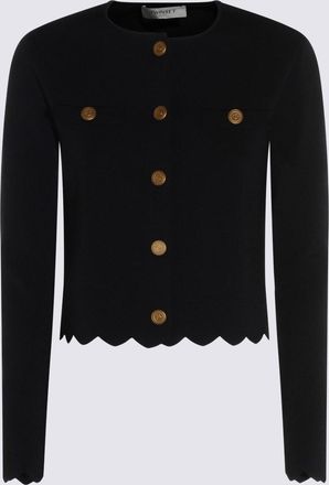 Twin-Set Black Viscose Casual Jacket