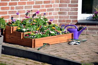 Dobar Pflanzentreppe BxTxH: 110x88x36 cm