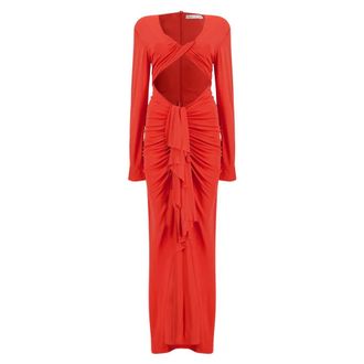 CHRISTOPHER ESBER Gowns, female, Orange, Size: 2XS Vivenda Dress