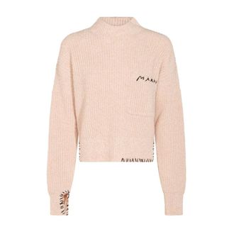 Marni Turtlenecks, female, Beige, Size: 2XS Beige Sweater for Women