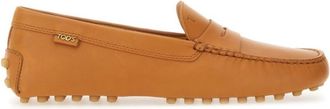Tod's Brown Slip On Loafers