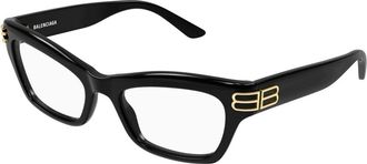 Balenciaga Cat-eye Optisch Montuur - Dames - Brillen - Zwart - 54 MM - Accessoires