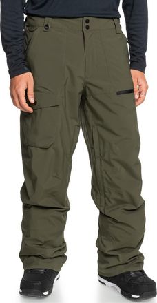 Quiksilver Utility Waterproof Snow Ski Pants in Grape Leaf at Nordstrom, Size X-Large