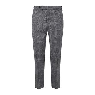 PT01 Pt01, Heren, Broeken, Grijs, Maat: XL Wol