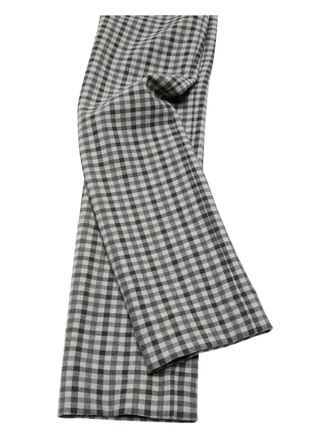 Acne Studios gingham check trousers - women - Wool/Elastane - 36 - Grey
